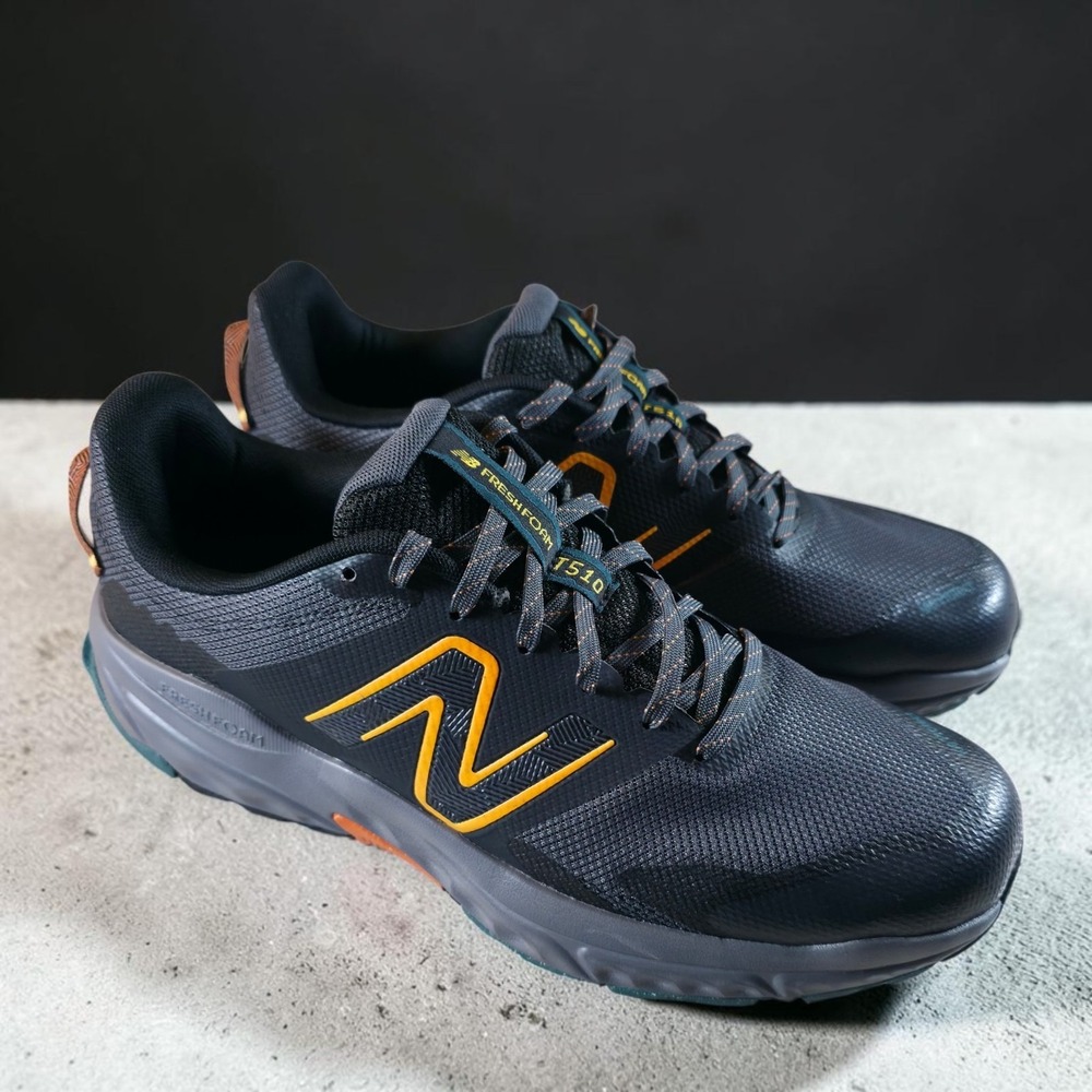 New Balance Fresh Foam T510 Mens 12 D Black Hiking Shoes Sneakers NEW #MT510